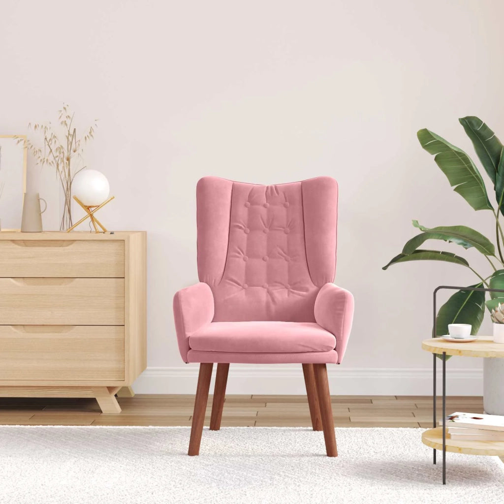 poltrona Rosa 63 x 67 x 94 cm Velluto 42001818