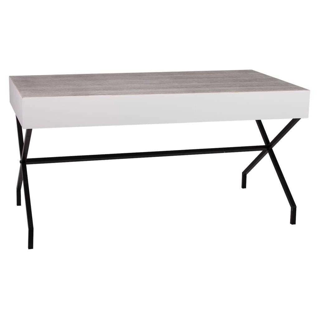 Tavolo in legno e metallo 160x80x80h