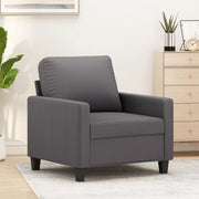 Poltrona Grigia 60 cm in Similpelle 359129