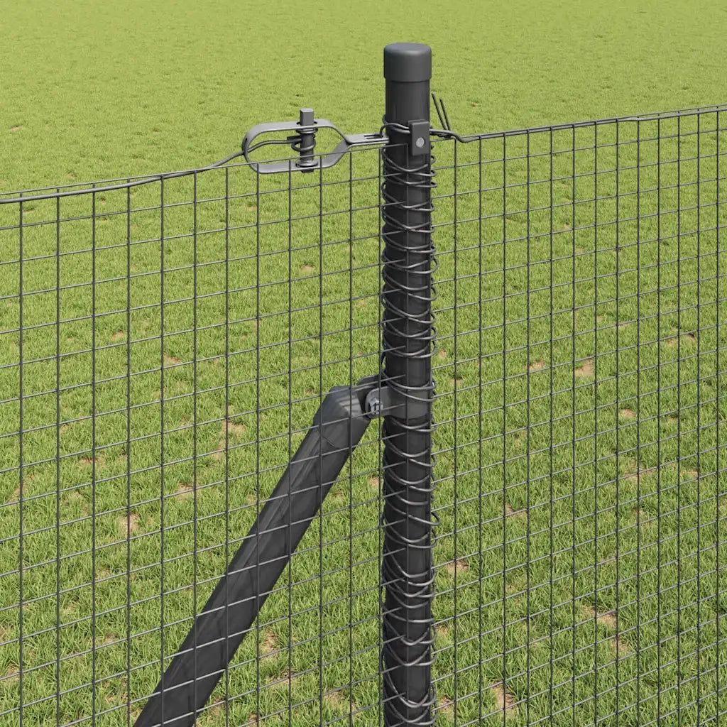 Recinzione da Giardino | Recinzione in rete saldata con punte Acciaio Grigio Rete