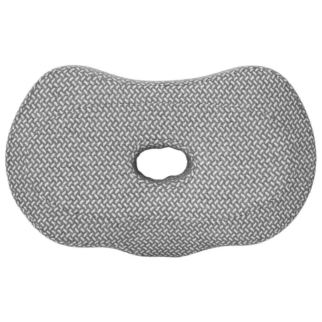 Cuscino per Collo Grigio 53 x 34,5 x 10,5 cm Schiuma Memory 42012697