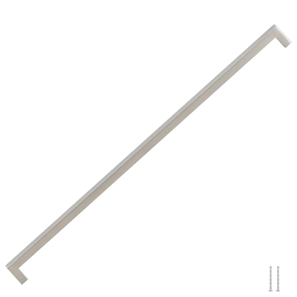 Maniglie per Mobili 5pz Argento 480mm in Acciaio Inox 155387