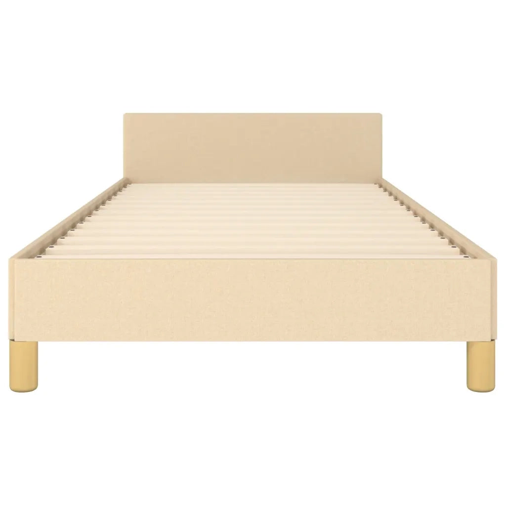 Giroletto senza Materasso Crema 100x200 cm in Tessuto