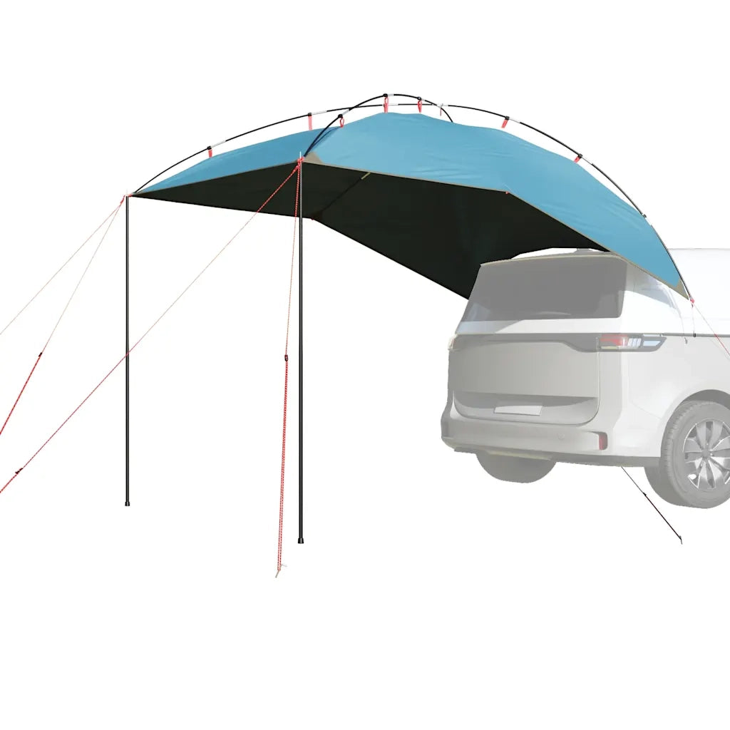 Tenda da Campeggio per Auto-Tenda per Escursionismo Blu Impermeabile 376018