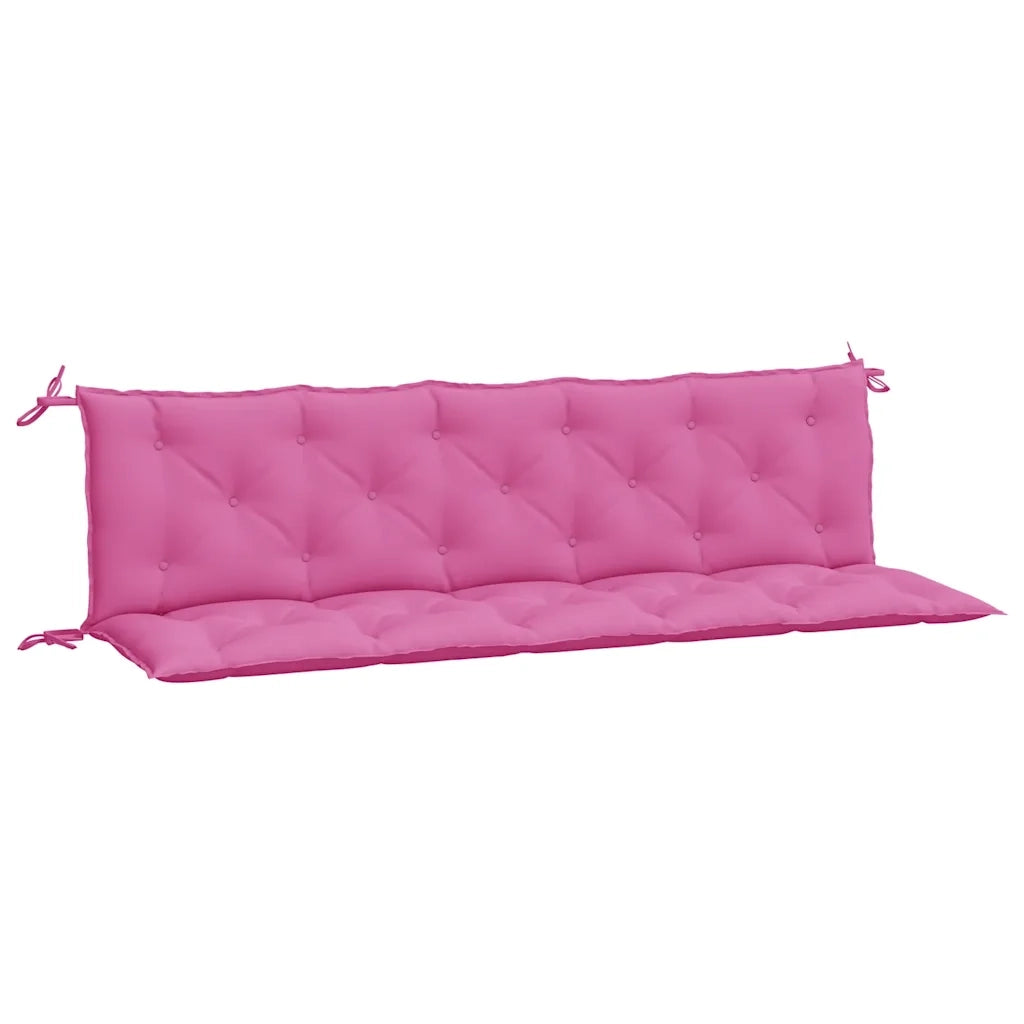 Cuscini per Panca 2 pz | Cuscini per sedie Rosa in Tessuto Oxford