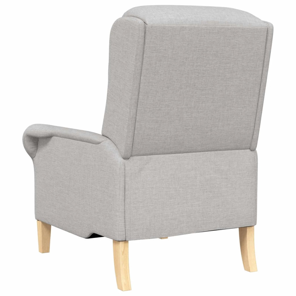Poltrona | Sedia Relax Grigio nuvola Tessuto