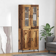 Credenza 2 pcs Legno vecchio Legno multistrato 3415654
