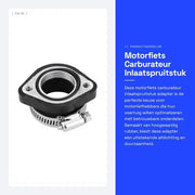 Adattatore di carburatore per motocicletta - inlaasstelo in gomma - 28 mm - VM24 - installazione pratica - compatibile con Mikuni Keihin