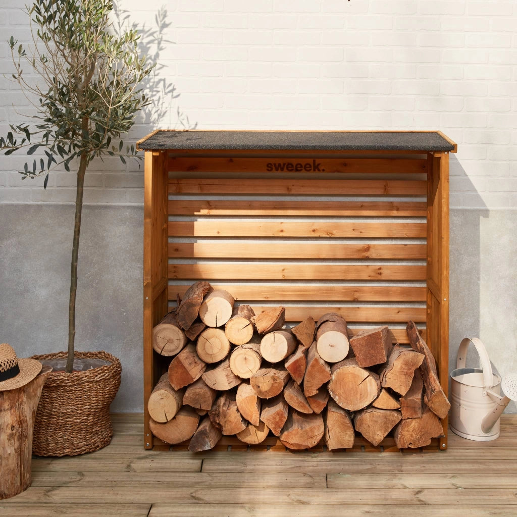 Cabina di legno, 120x45x120cm, marrone naturale