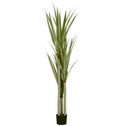 Pianta Artificiale Yucca ¨C Minimal ¨C 190 cm, Vaso PEVA e Cemento