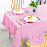 Tavolo rossa 110x110cm Tavolo impermeabile e lavabile per sala da pranzo, giardino, festa, matrimonio o uso domestico