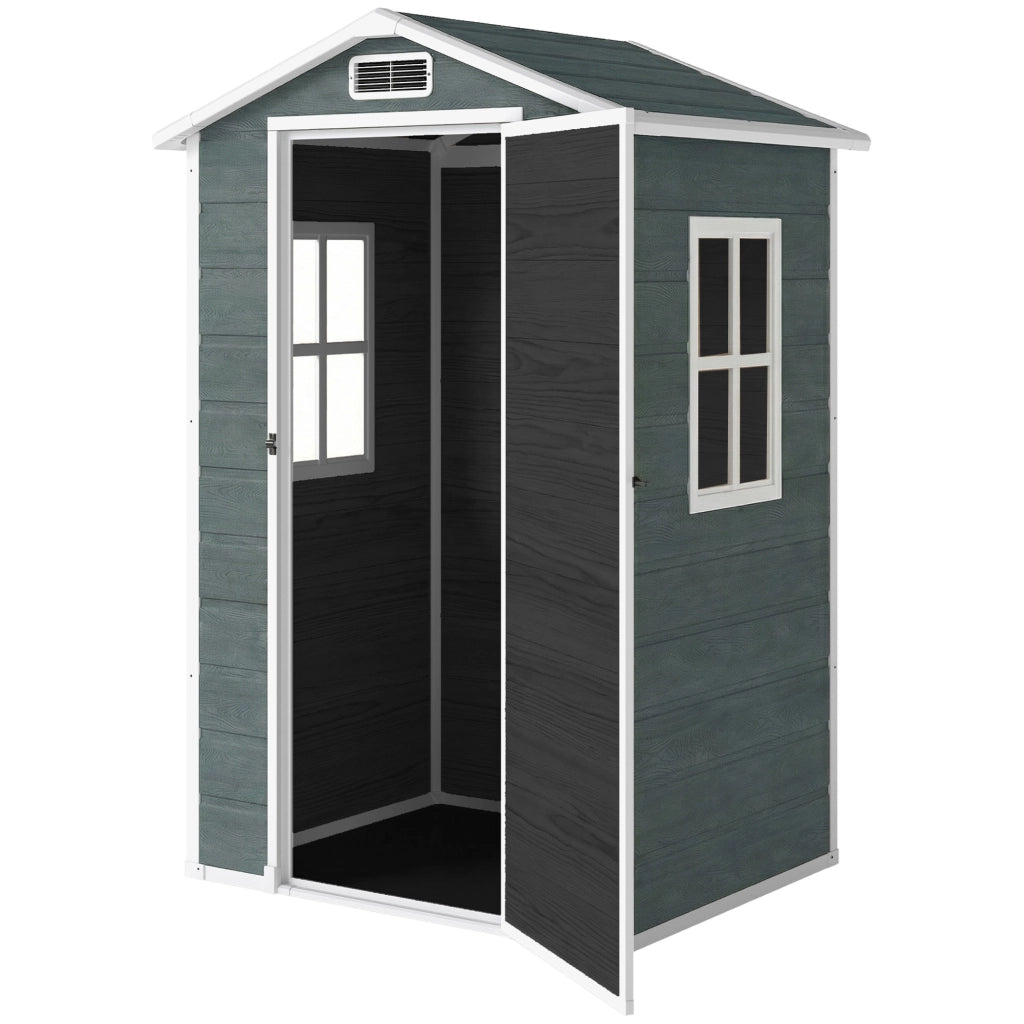 Casetta da Giardino ¨C Minimal ¨C 1.1 m2 in Legno con Finestra Grigia