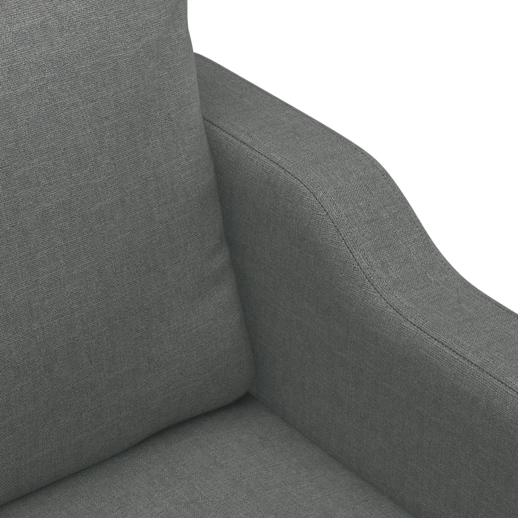 Divano a 2 Posti-Sofa 2 Posti Grigio Scuro 120 cm in Tessuto 776301