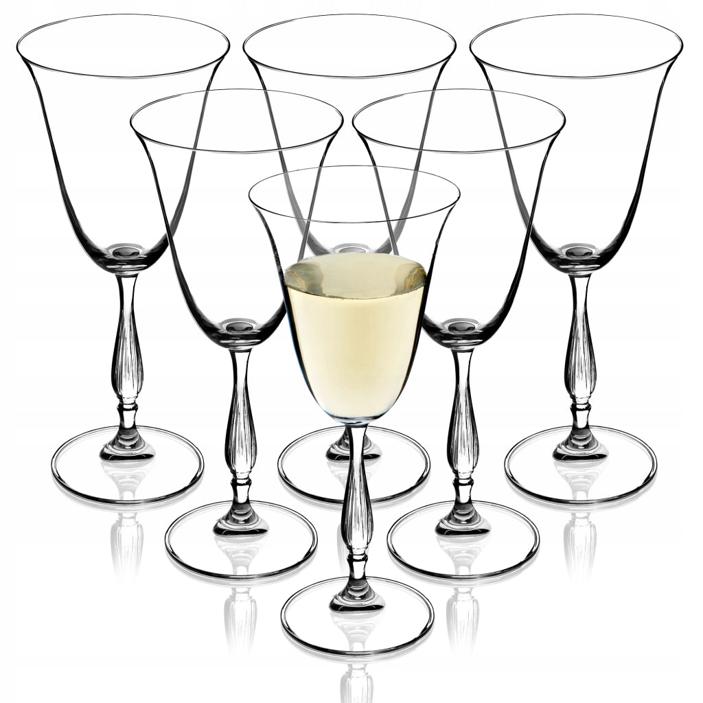 Set di 6 bicchieri da vino rosso e bianco KADAX da 250 ml