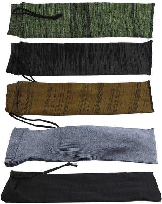 Prodotti Vt - Socke da fucile - Socke da fucile leggere - Disegno a mazzo - Con protezione - Per cacciatori all'aperto - 5 pezzi - 16 x 4 pollici