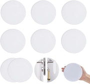 Set di 8 protezioni per battenti in silicone shockassorbenti, applicazione facile e veloce, per interni, 12 cm