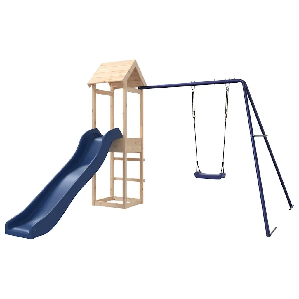 Set da Gioco da Esterno in Legno Massello di Pino 3155855