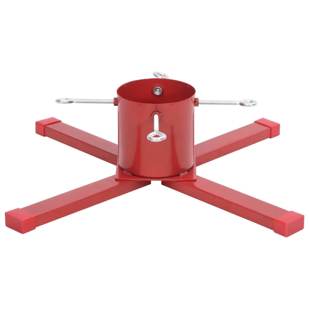 Supporto per Albero di Natale Rosso 61x61x15,5 cm 4018976