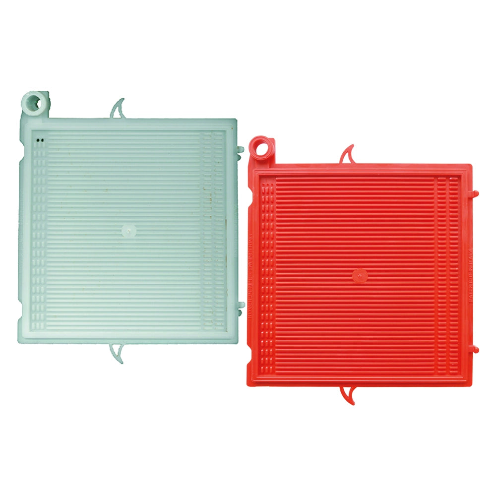 PIASTRA POLIPROPILENE cm 20x20 - rossa  - ROVER