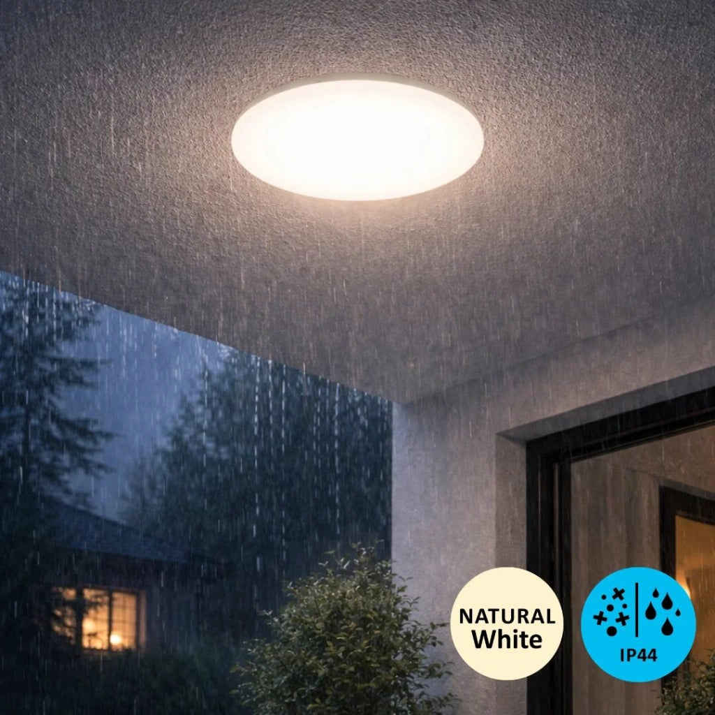 Plafoniera LED rotonda Lucas2 18W bianca IP44 Rabalux