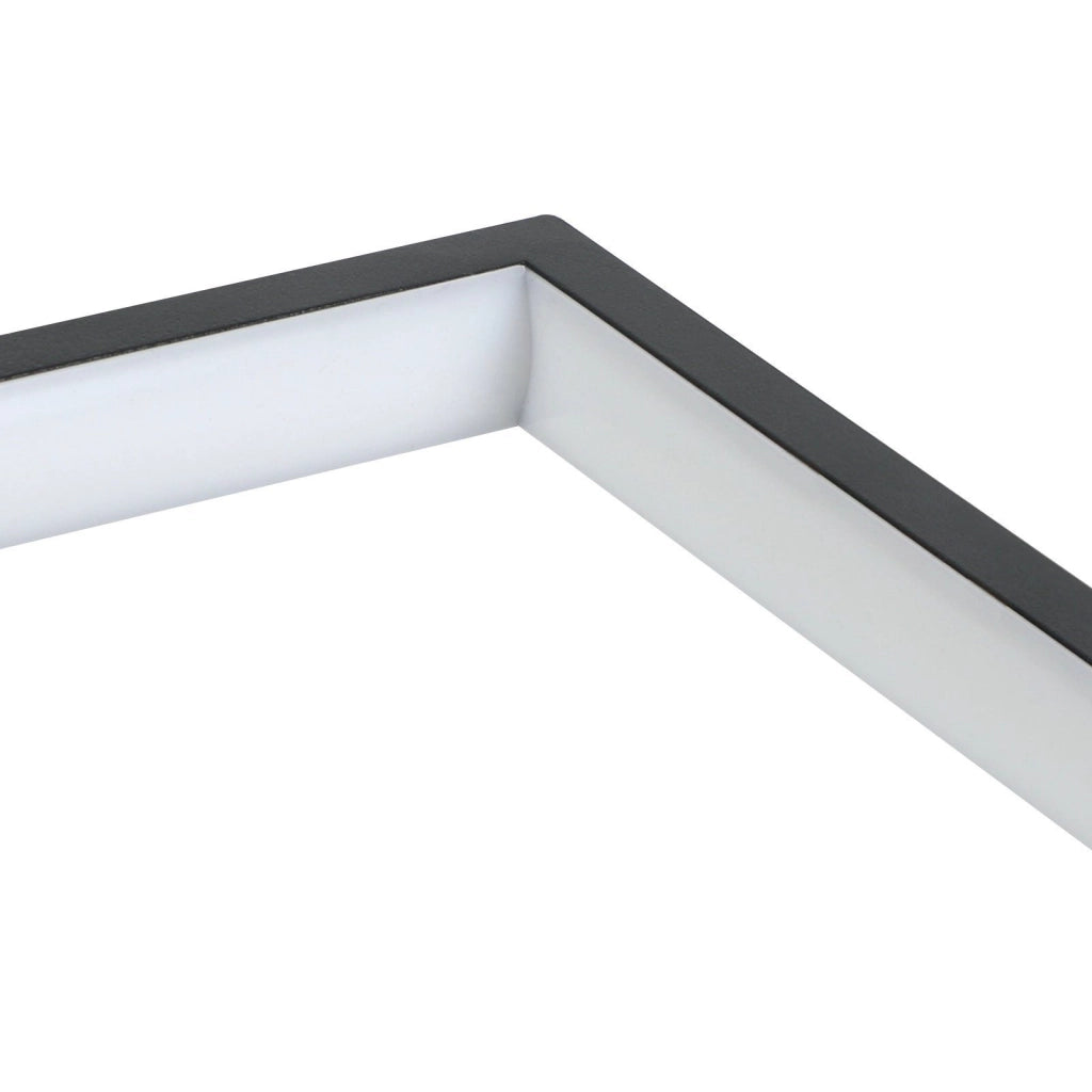 ZMH Lampada da soffitto LED metallo telecomando per camera letto