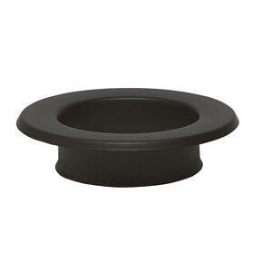 ROSONE P/STUFA A MURO D 15CM NERO