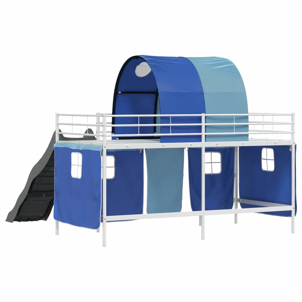 Struttura del letto loft per bambini Bianco e Blu 80 x 200 cm 42020858