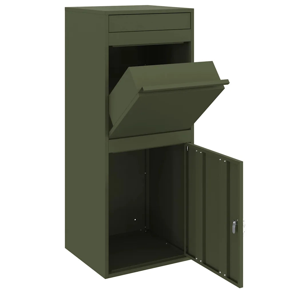 Cassetta per pacchi Oliver verde 41 x 38 x 103 cm Acciaio 874936