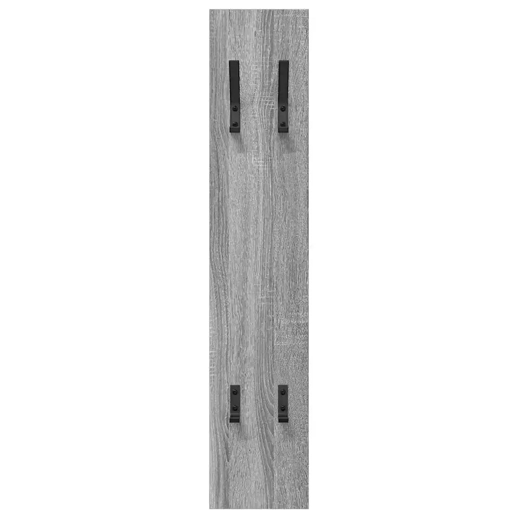 Appendiabiti a muro Grigio Sonoma 20 x 1,5 x 100 cm CFW8572043