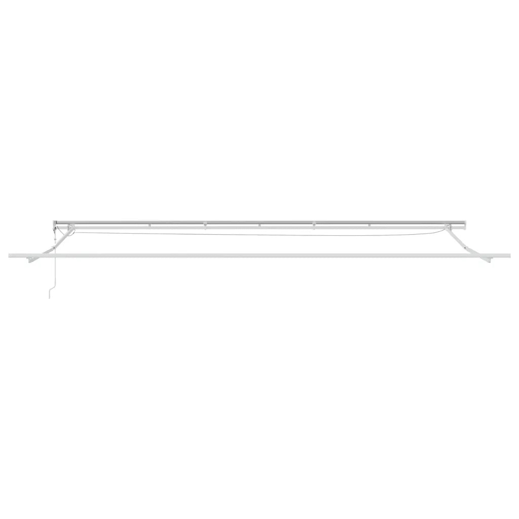 Tenda Retrattile Rosso e Bianco 600 × 300 cm 3331608