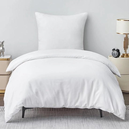Set di coperte per letto a due pezzi con cerniera - 155x220 cm - Microfibra morbida e strofinabile