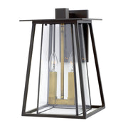 Applique esterna Walker bronzo/ottone E14 2 luci Hinkley
