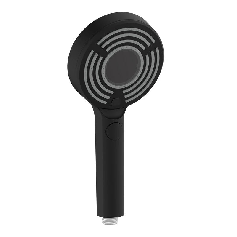 Doccia 3 getti con display digitale consumo e luci LED nera - serie Edera