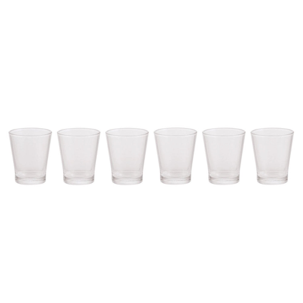 Trade Shop - 6 Bicchieri Bicchierini Bicchiere Caffe' In Vetro Caffeino Marocchino 60ml -