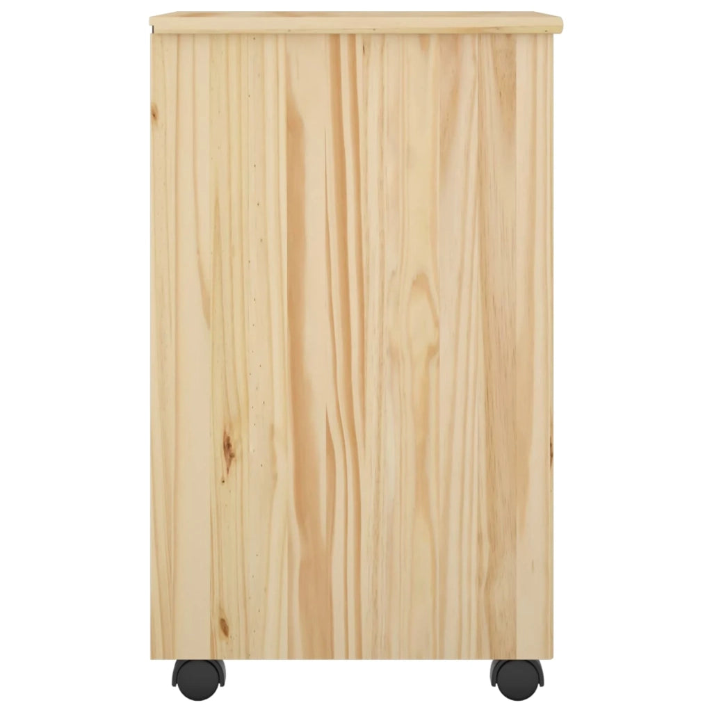Mobile con Ruote con ruota Marrone 34 x 39 x 65,5 cm 42032392