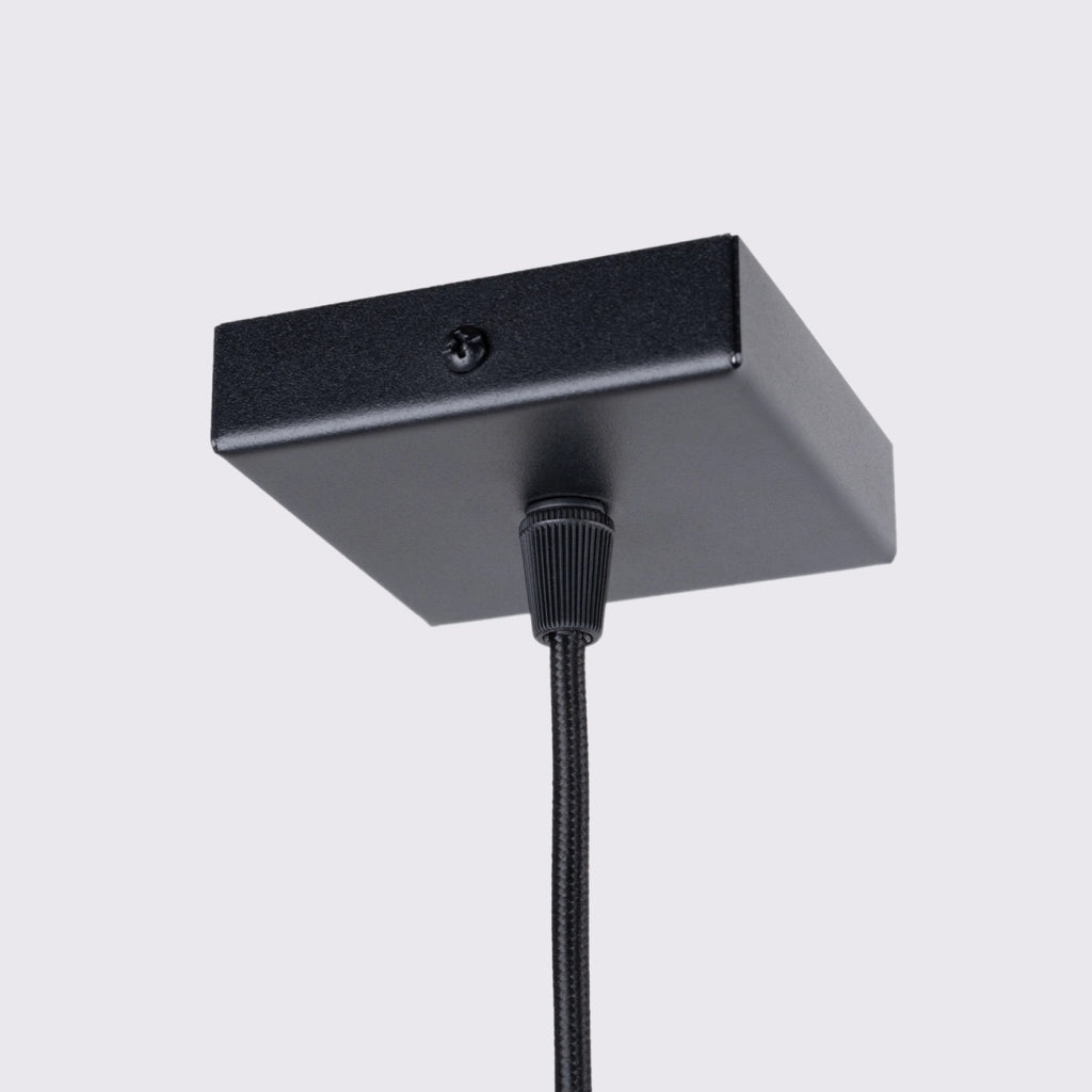 Lampada a sospensione KARBON 1 nero