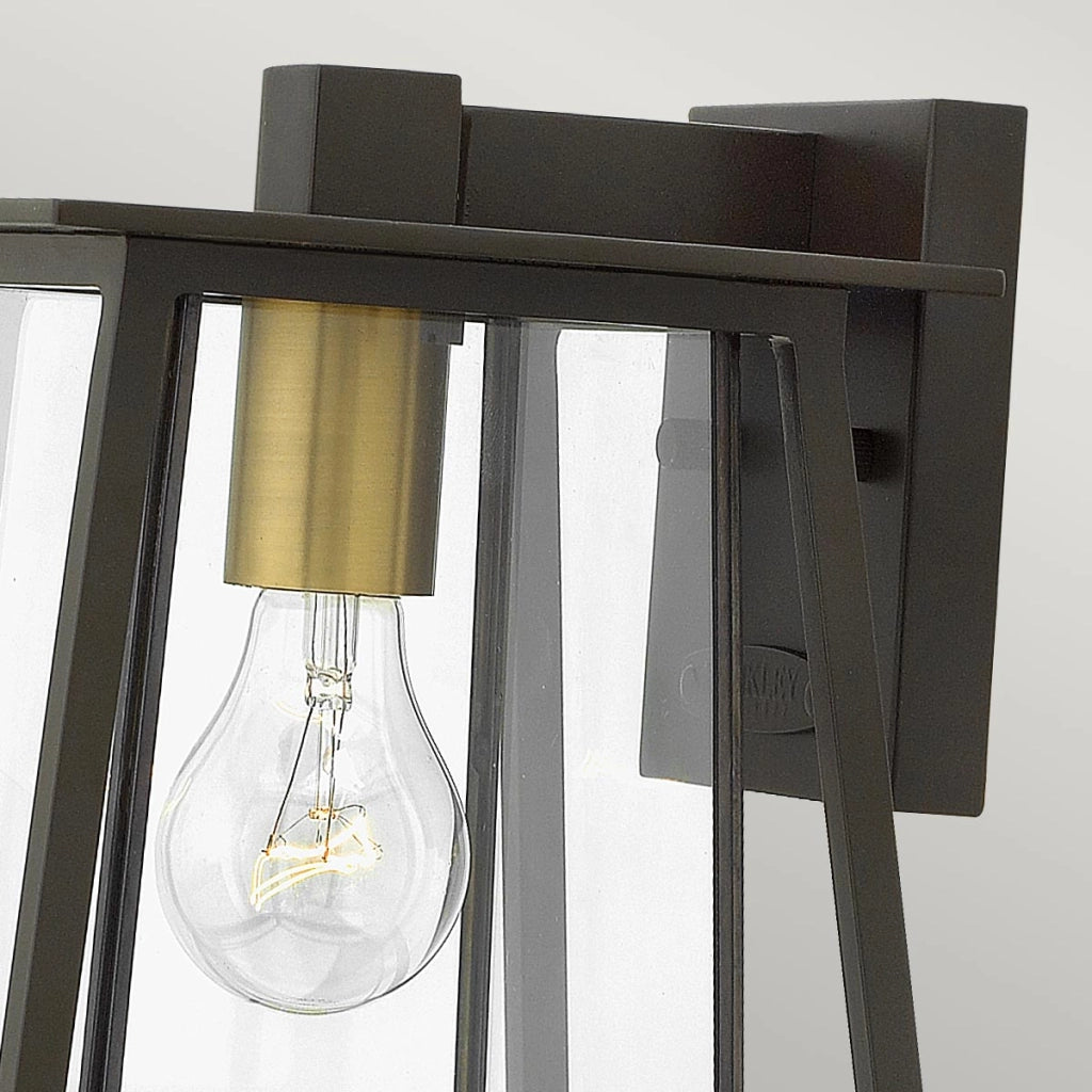 Applique esterna Hinkley Walker bronzo ottone E27 60W