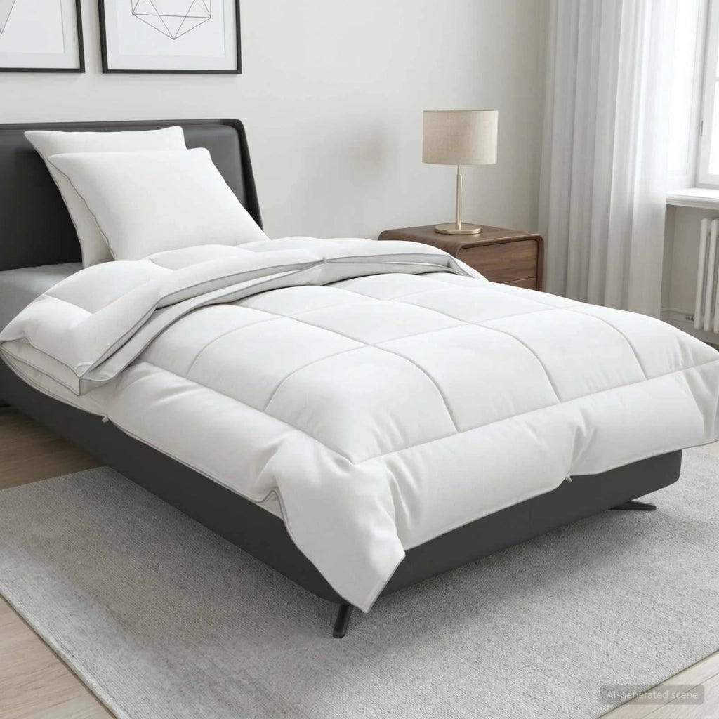 Set di piumone e cuscini 3 pcs 135x220 cm 4 stagioni Lana 3441550
