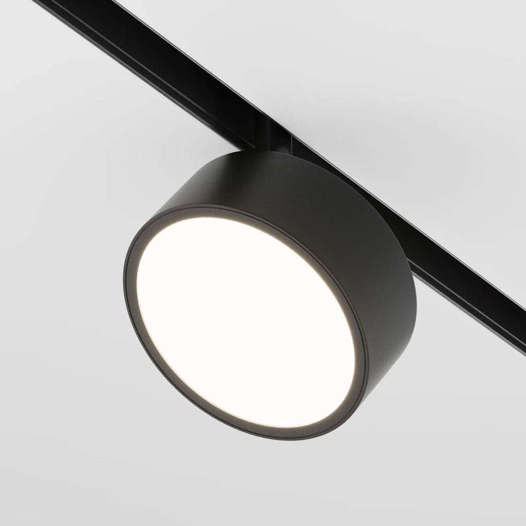 Maytoni Lampada da binario moderna Exility Rado 1 luce LED integrato nero alluminio