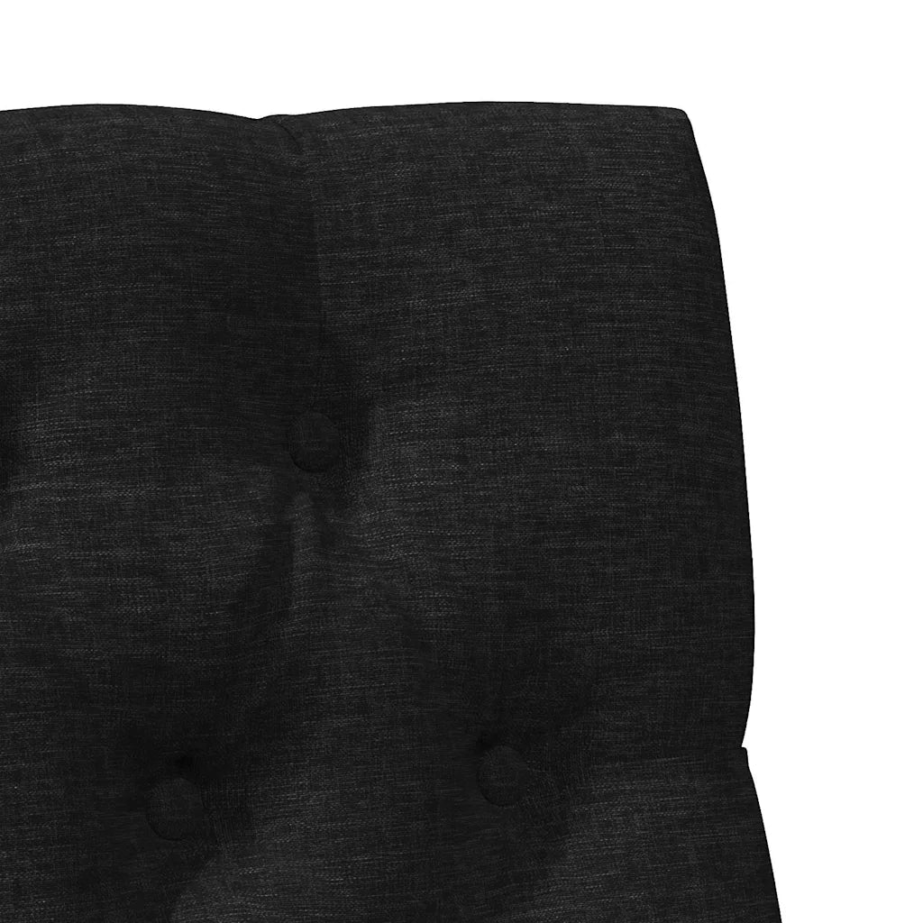 Testiera | Testata imbottita Nero 80 cm Pino massello