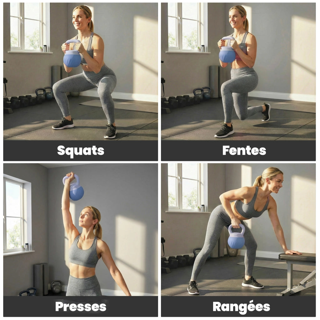 Kettlebell 8 kg ¨C Minimal ¨C Blu