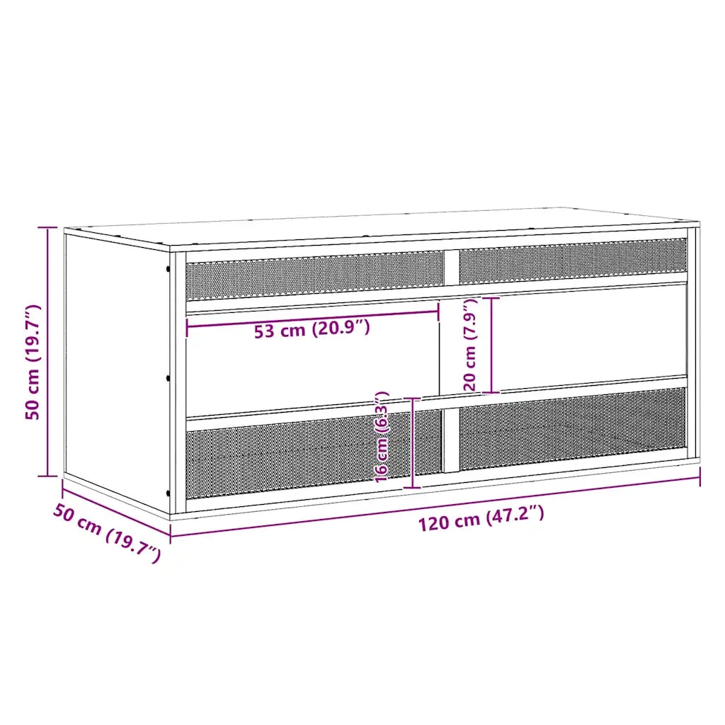 Terrario in Legno Multistrato 120x50x50 cm cod mxl 51598