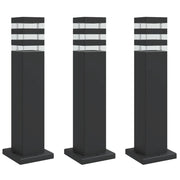 Lampade da Terra per Esterni Nera 50 cm in Alluminio CFW4938747