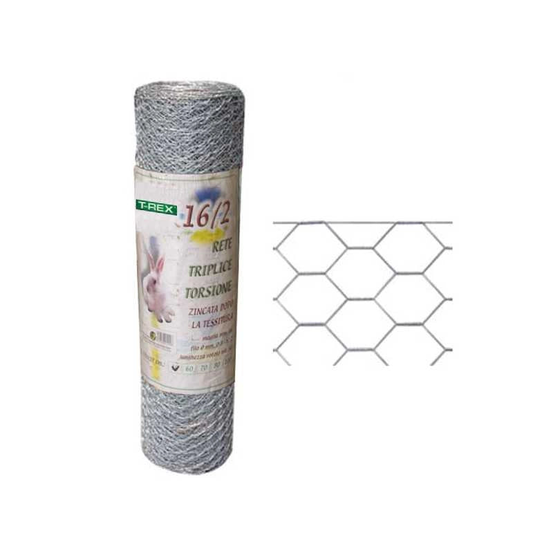 Rete Tripla Zn 16/2-0,70 h 50 m 50 Trex 01009