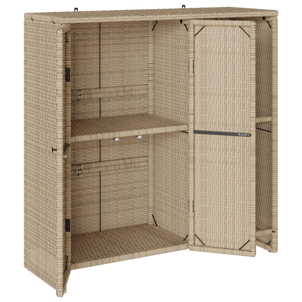 Armadio per stoccaggio  Beige 100x36x102 cm in Rattan