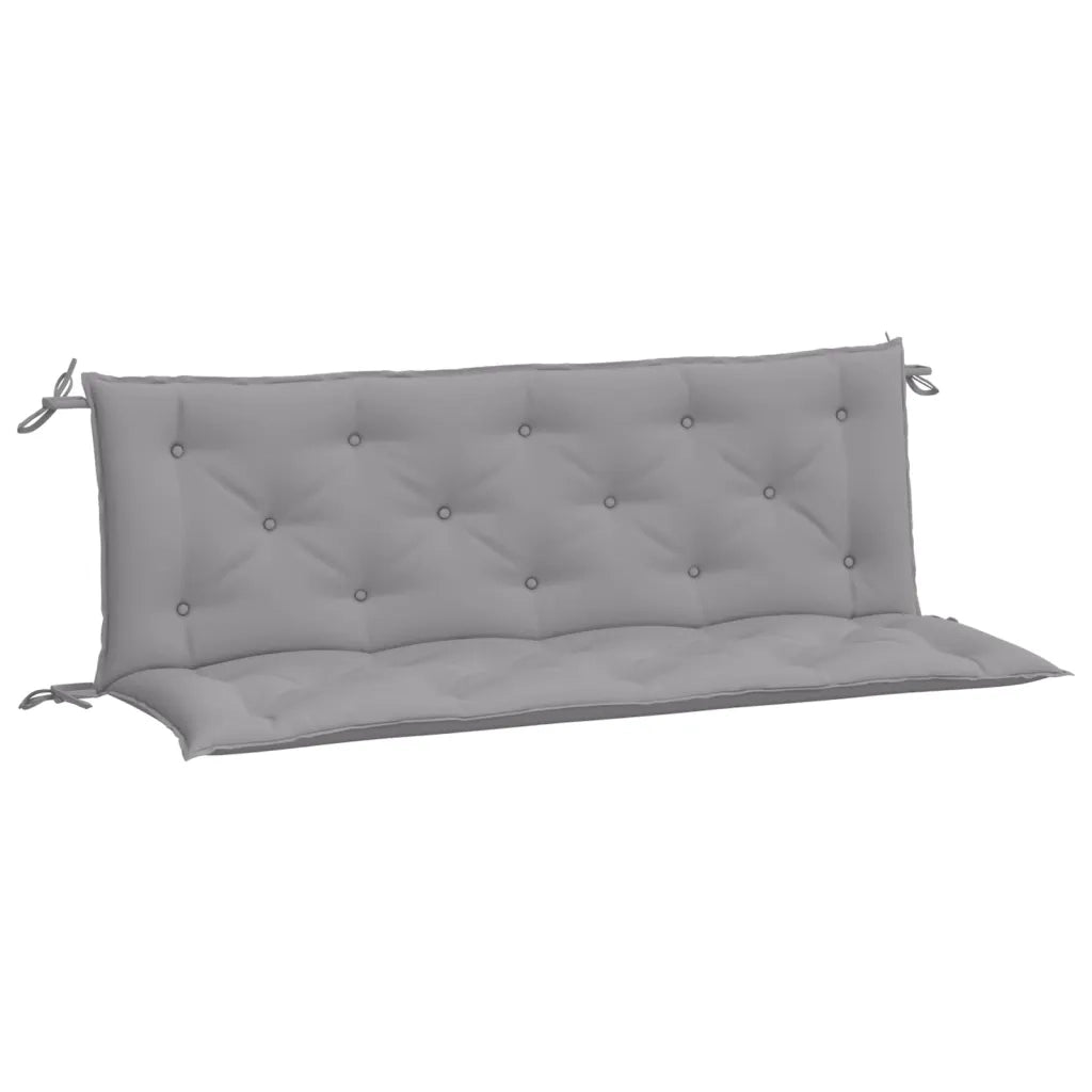 Cuscini per Panca 2 pz Grigi 150x50x7 cm in Tessuto Oxford 361698