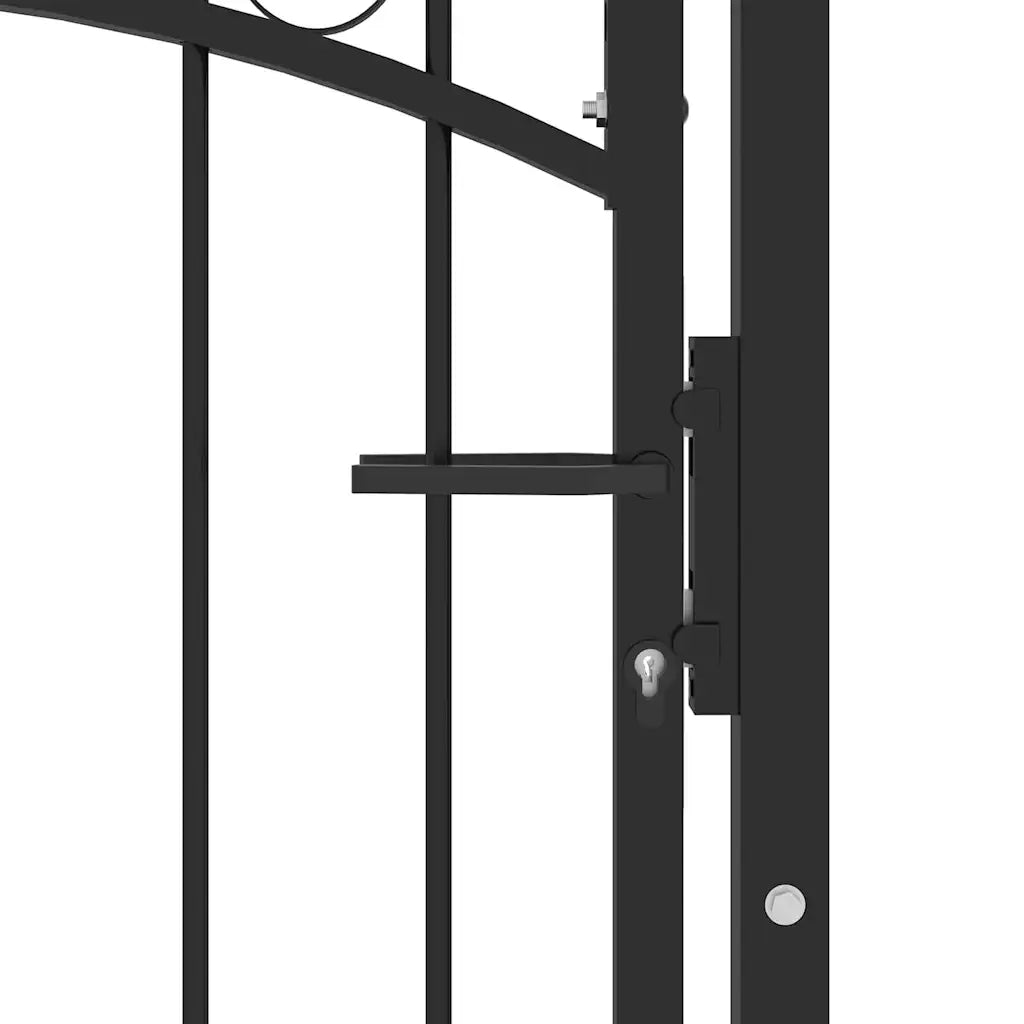 Cancello della recinzione con punte EMMEN 100 x 200 cm 146392