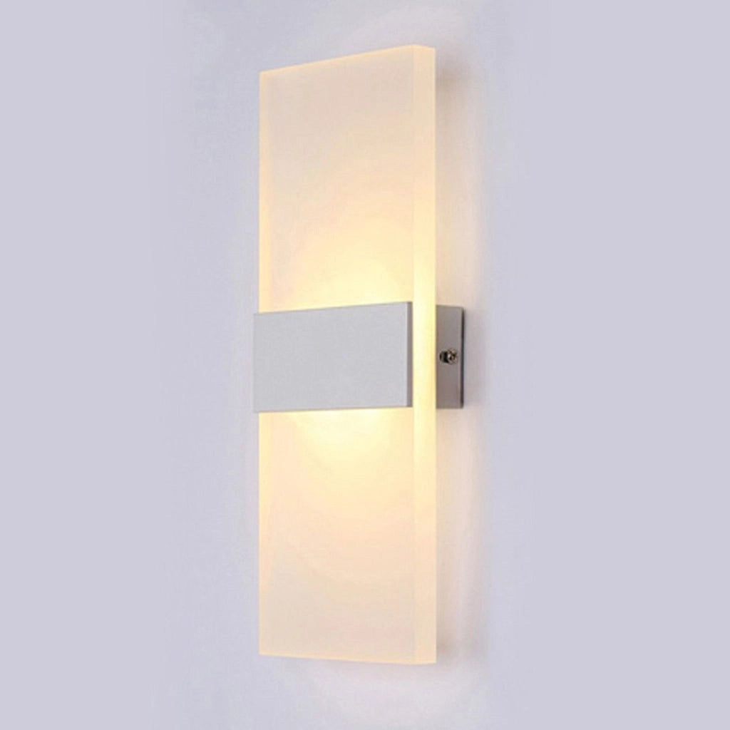 APPLIQUE A LED DA PARETE CASA ARREDO MODERNO LAMPADA 3000K 16W LUCE CALDA MURO