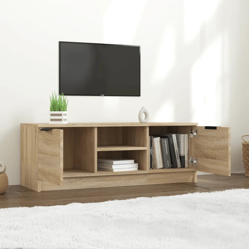 Mobile Porta TV-Credenza per TV Rovere Sonoma 102x35x36,5 cm Legno Multistrato