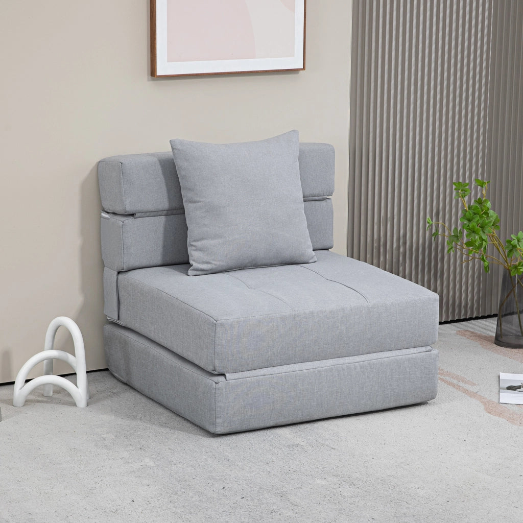 Poltrona letto ¨C Minimal ¨C grigio chiaro
